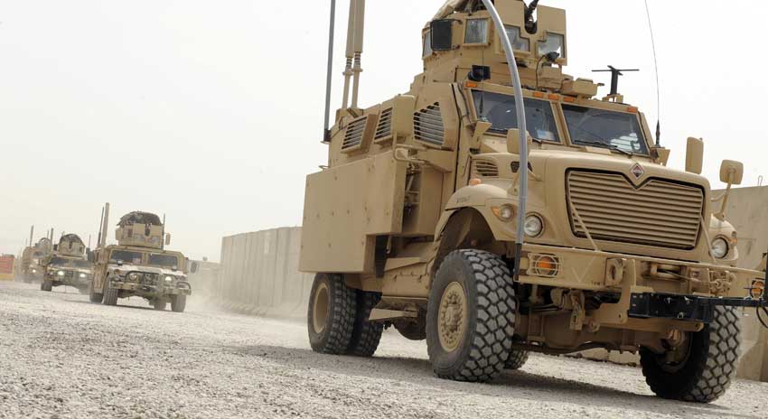 buffalo mine-protected clearance vehicle