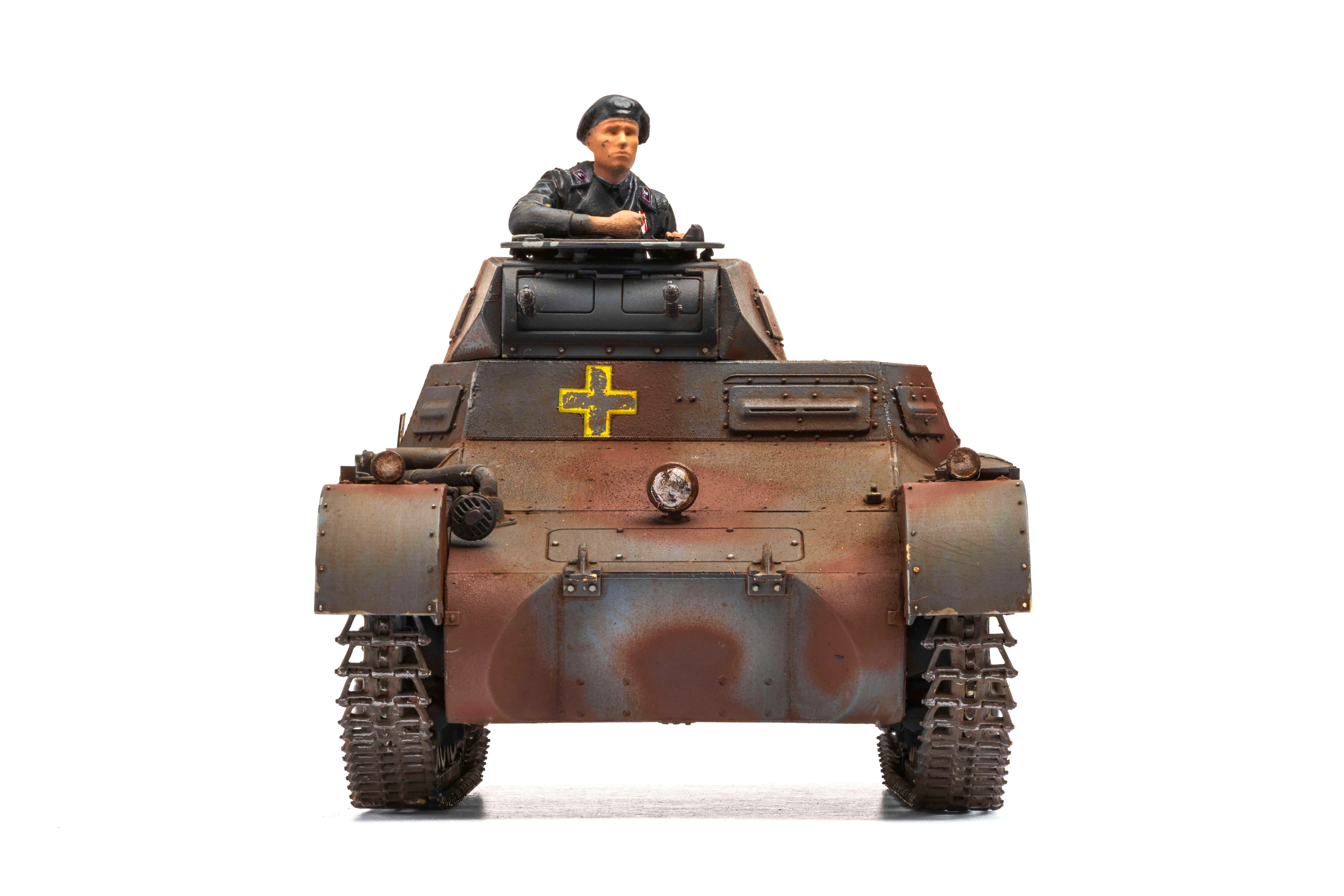 Academy 1/35 scale Panzer I Ausf B and Motorcycle plastic model