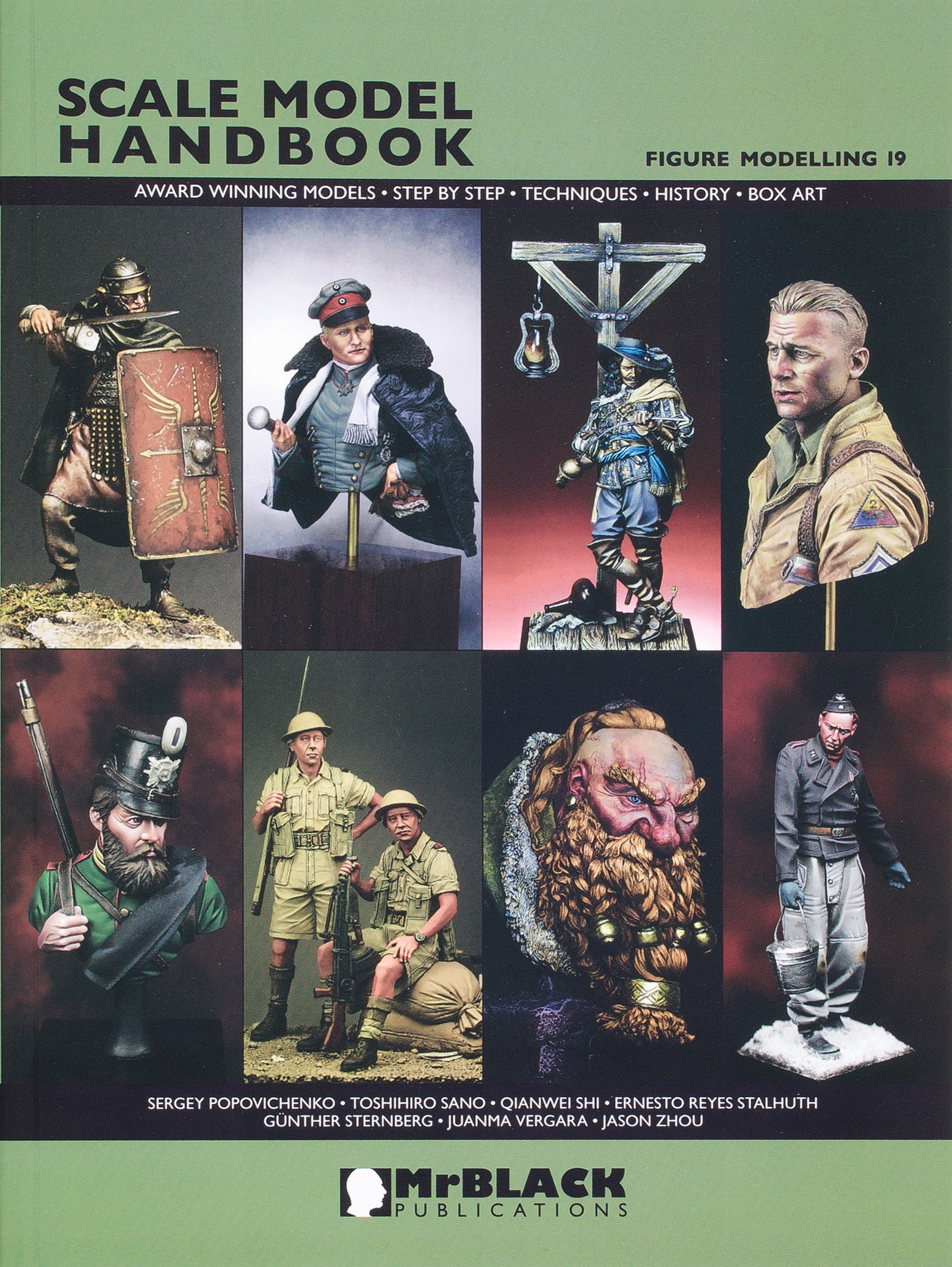 Book review of Scale Model Handbook Figure Modeling 19 for scale