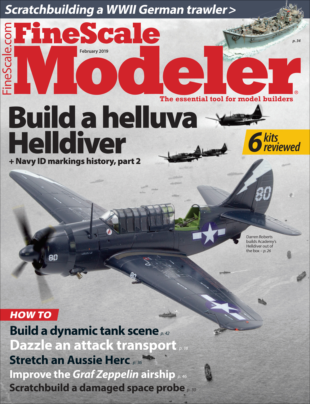 FineScale Modeler - Essential magazine for scale model builders, model