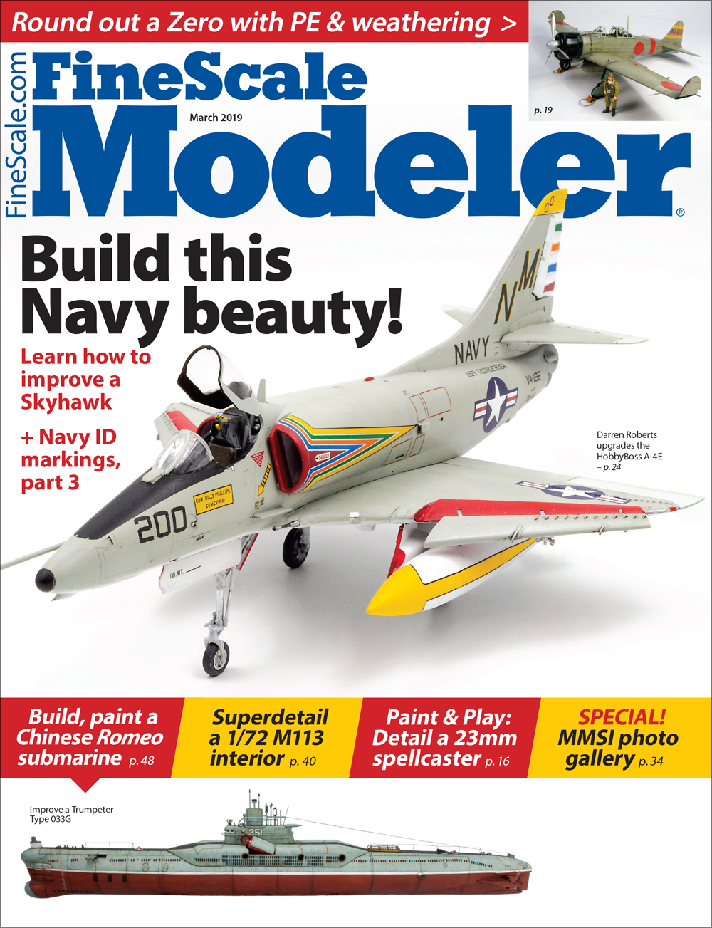 FineScale Modeler Essential magazine for scale model builders, model