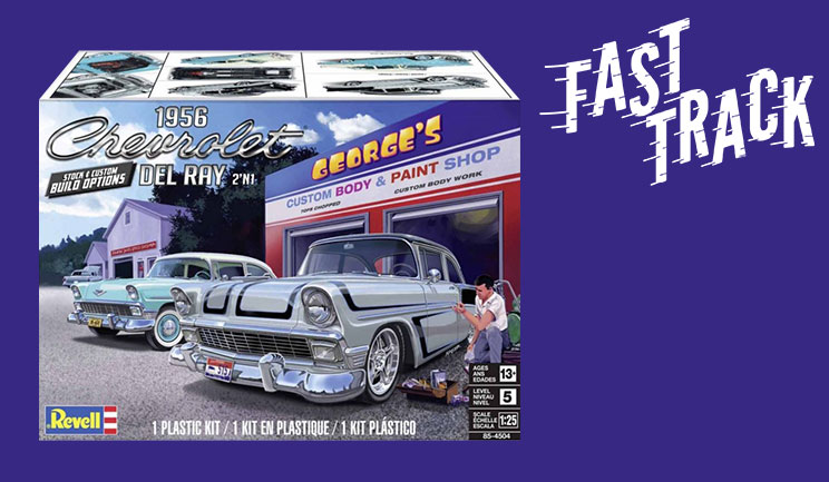 Fast Track video review scale model car kit of the Revell 1956