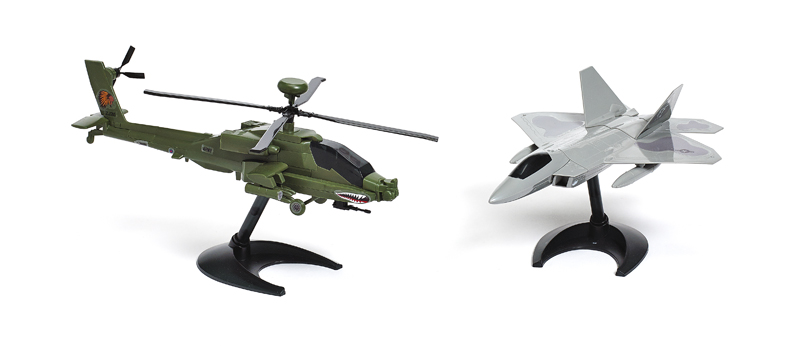 Aairfix Quick Build Apache Helicopter Snap Together Plastic Model Kit J6004 J6004 