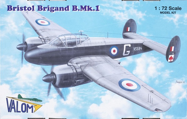 72 scale bristol brigand b.mk.1 box