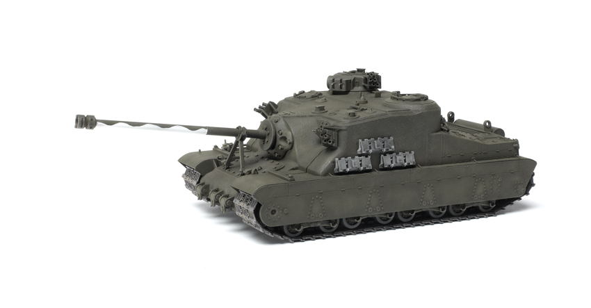 モンモデル 1/35 A39 Tortoise + ディテールアップ 金属砲身 Tortoise A39 British Heavy Assault Tank Meng Model 1/35