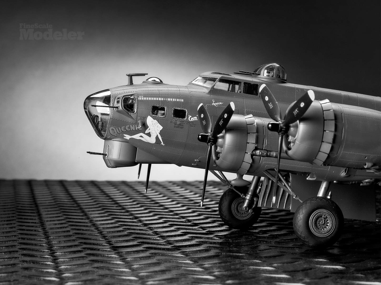 Free Wallpaper Of HK Models’ 1/48 Scale B-17G Queenie | FineScale ...