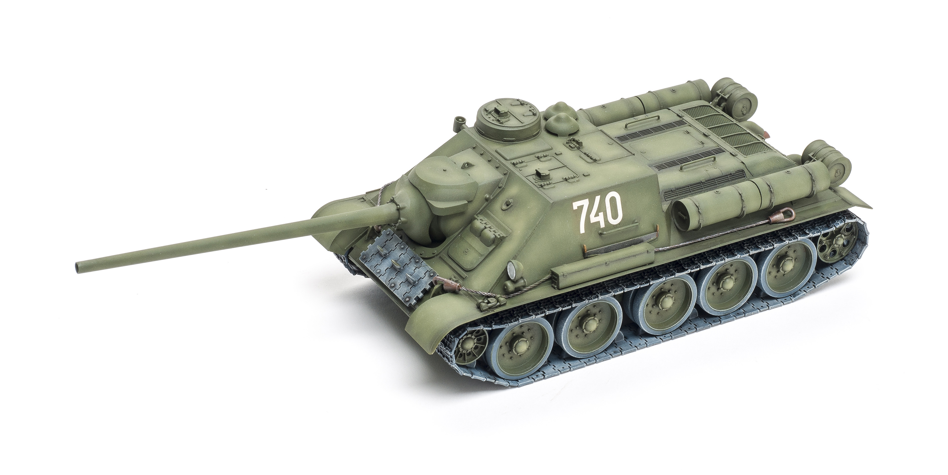 Build review of the Zvezda SU-100 scale model kit | FineScale 