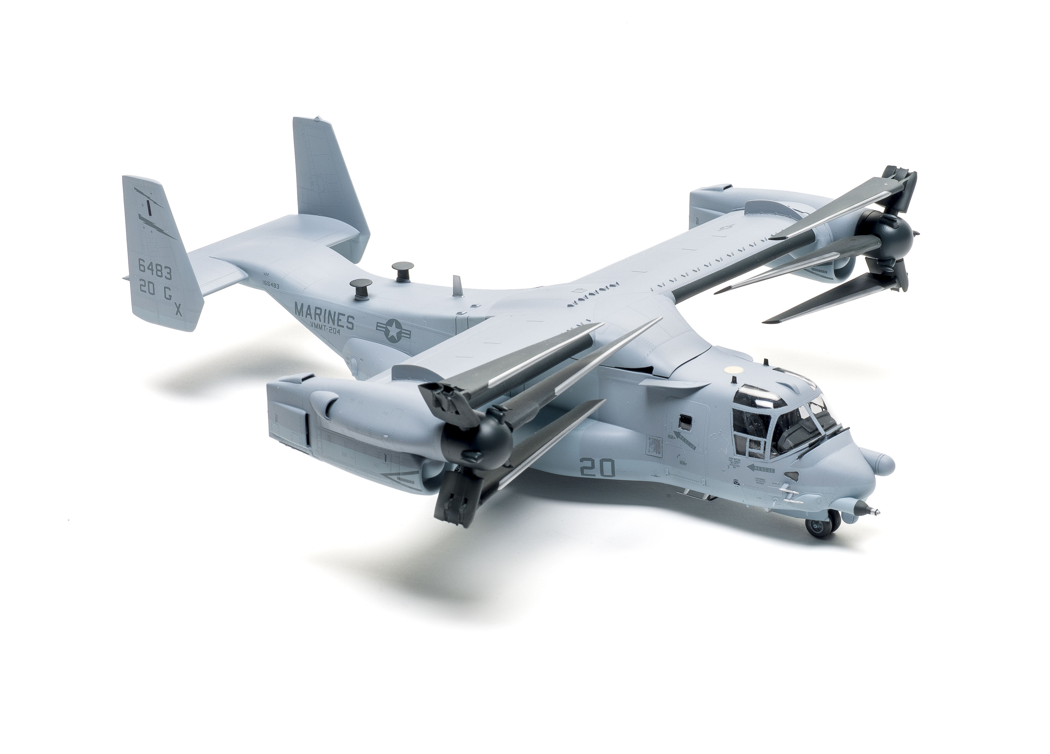 Build review of the HobbyBoss MV-22 Osprey scale model aircraft 