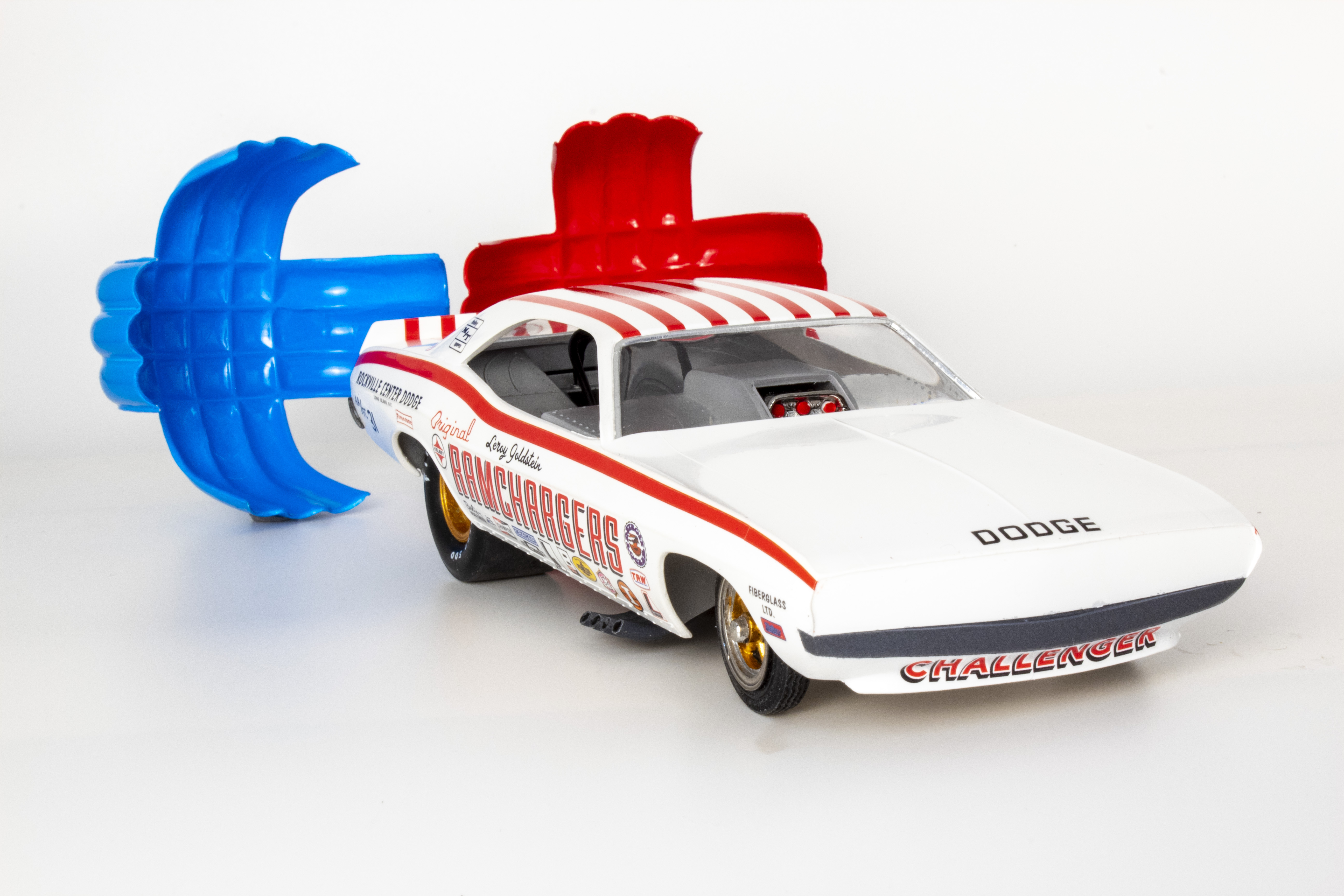 MPC 1/25 scale Ramchargers Funny Car plastic model kit review