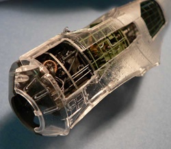 cutaway N1K2-J Shiden Kai aircraft