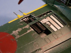 cutaway N1K2-J Shiden Kai aircraft