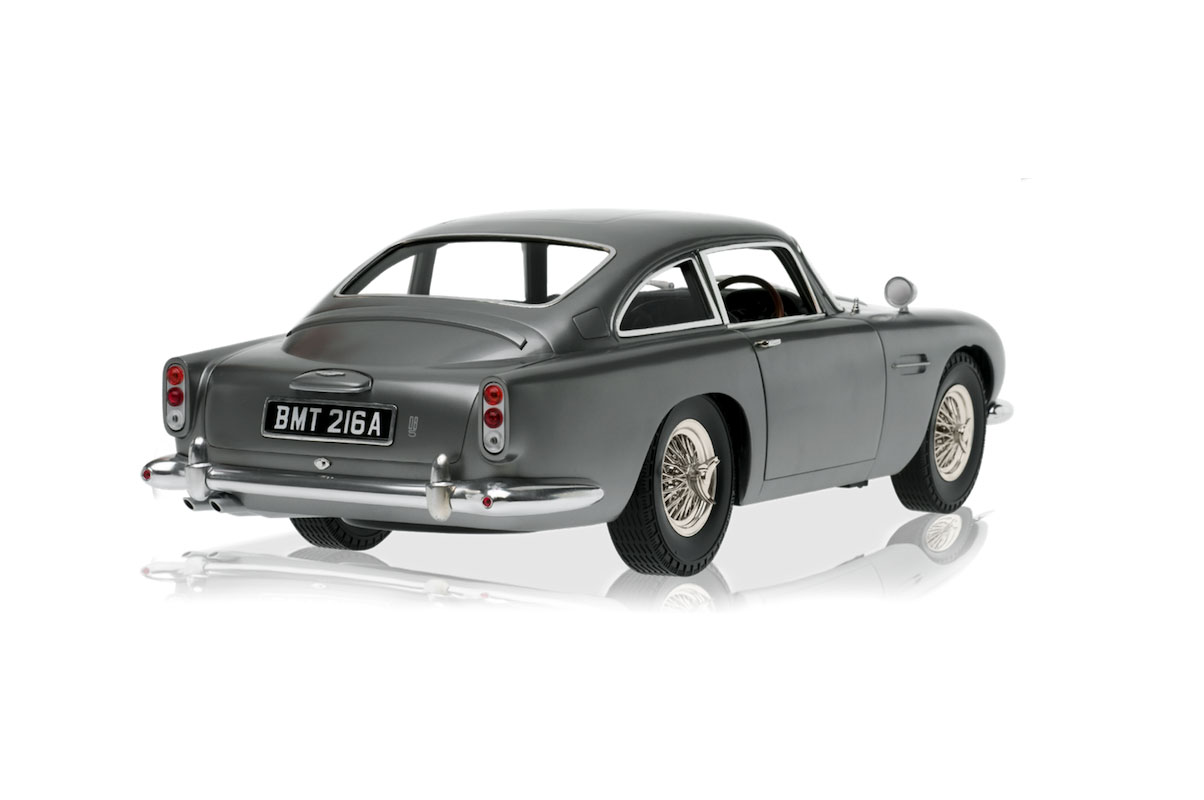 The rear of the DB5