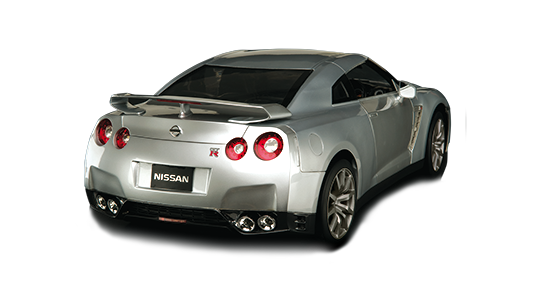The Nissan GT-R’s trunk spoiler was designed to  “spoil” unfavorable air movement by changing the ﬂow of air over the rear of the vehicle.