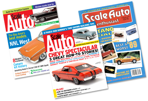 Three back issues of Scale Auto