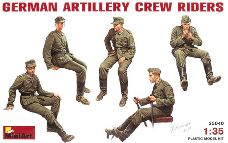 Geman artillery crew riders