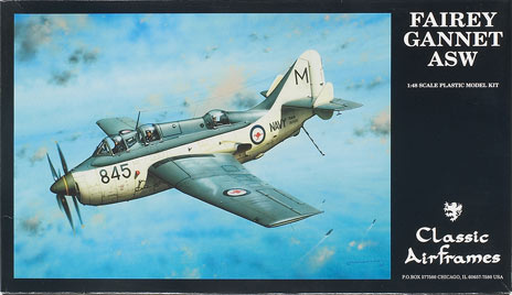 Classic Airframes 1/48 scale Fairey Gannet ASW