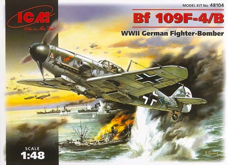 Bf 109F-4/B WWII German fighter-bomber