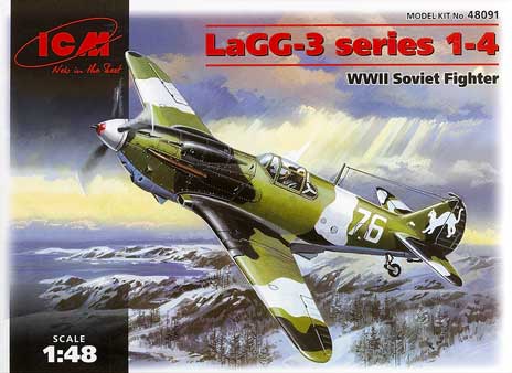 LaGG-3 series 1-4 WWII Soviet fighter