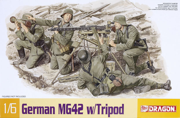 German MG42 with tripod
