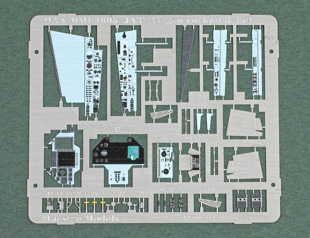 SAAB JA37 Viggen cockpit detail set for Airfix/Esci