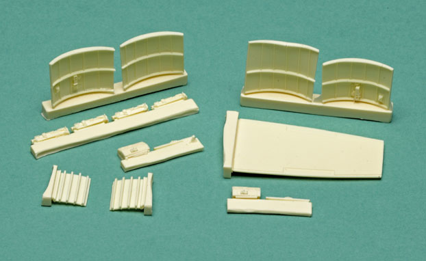 B-17 G waist gunner section for Revell