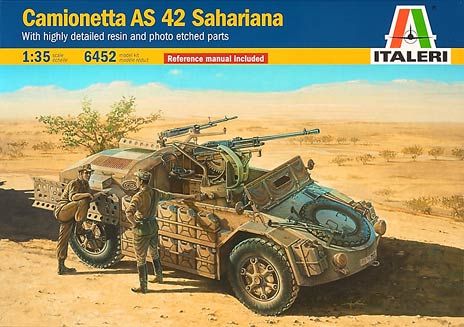 Italeri 1/35 scale Camionetta AS 42 Sahariana