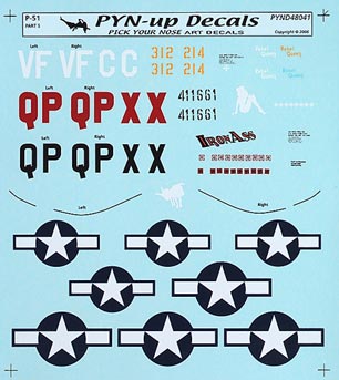 Pretty Fillies Part 5 P-5B-1-NA 336 FS, 4FG and P-51K-5-NT 334 FS, 4 FG