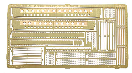 M-1126 Stryker mounted rack and belts for AFV Club