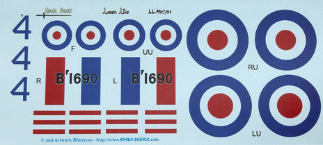 Nieuport Ni17 coded B1690 1st. Sqn. RFC France 1917