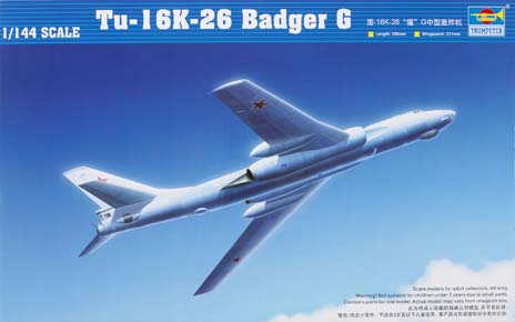 Tu-16K-26 Badger G Soviet twin-engne jet bomber