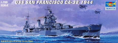 USS San Francisco CA-38 heavy cruiser 1944