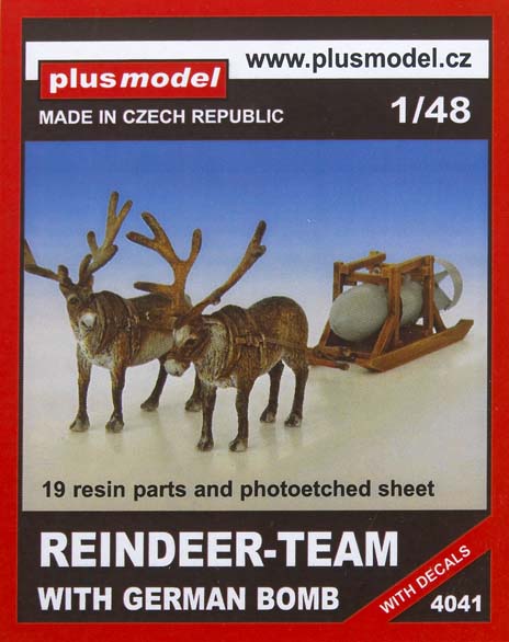 Reindeer team with German bomb
