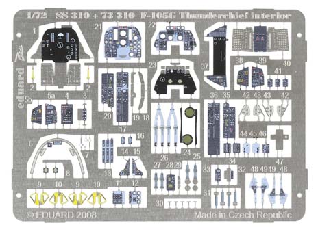 F-105G Thunderchief interior S.A. for Trumpeter