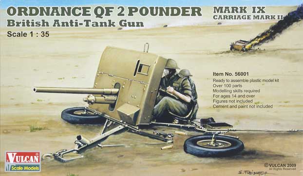 Ordnance QF 2 pounder British anti-tank gun