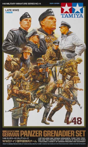 WWII German panzer grenadier set
