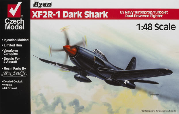 Ryan XF2R-1 Dark Shark -U.S. Navy turboprop/turbojet dual-powered fighter