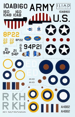 Early P-40s and Tomahawks