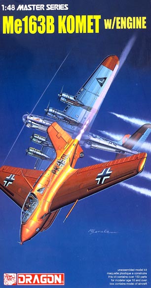 Me153B Komet with engine
