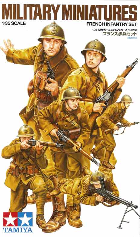 Military Miniatures French infantry set