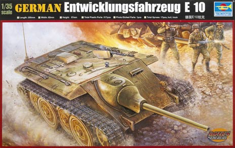 German Entwicklungsfahrzeug E 10 tank destroyer