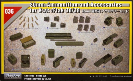 20mm ammunition and accessories kit for Kwk/Flak 30/38”