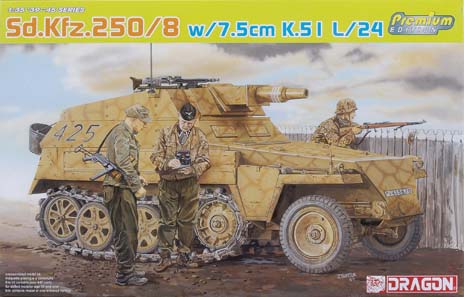 SdKfz.250/8 with 7.5cm K.51 L/24