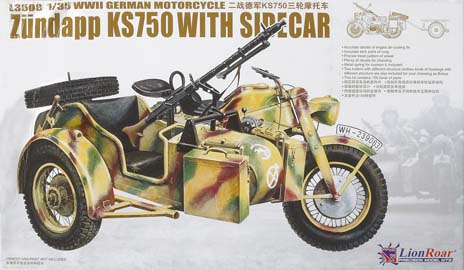 Zündapp KS750 with sidecar (German motorcycle)