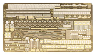 Brass photoetched for Japanese Battleship Mikasa