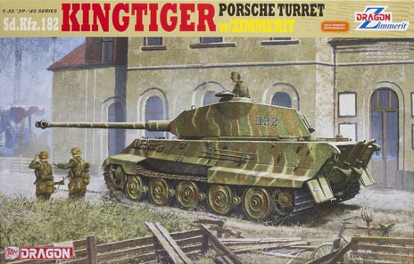 SdKfz.182 Kingtiger porsche turret with zimmerit