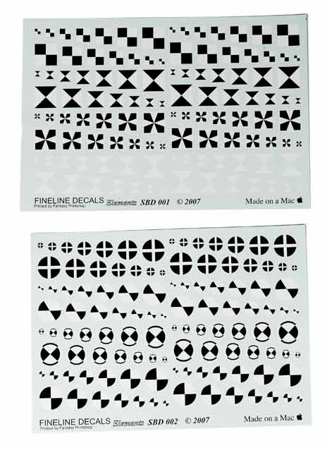 Waterslide decals