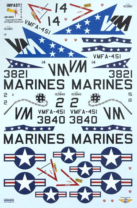 VMFA-451 Warlords F-4J Phantoms