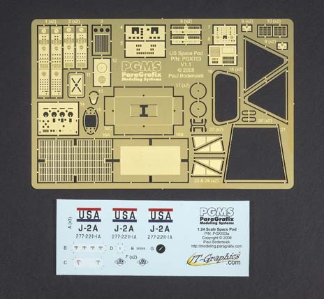 “Lost in Space” space pod photoetched accessory set