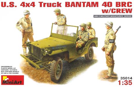 US 4×4 truck Bantam 40 BRC with crew