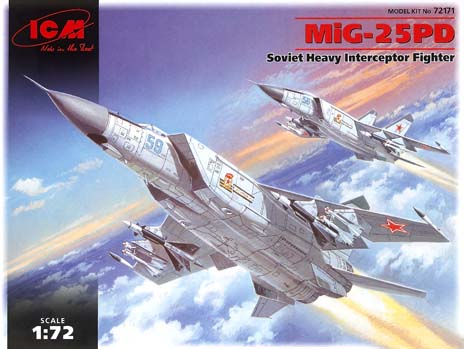 MiG-25PD Soviet Heavy Interceptor Fighter